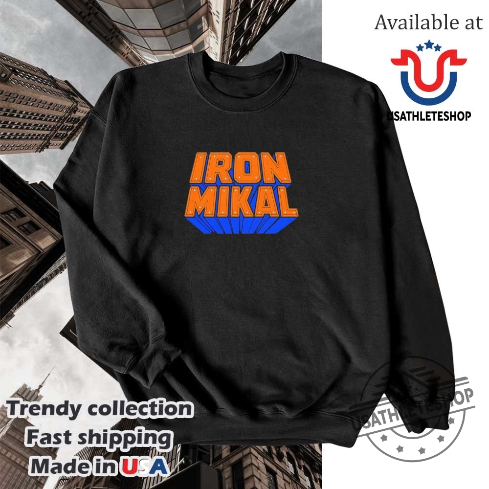 Iron Mikal Bridges New York Knicks Shirt 5 Iron Mikal Bridges New York Knicks shirt