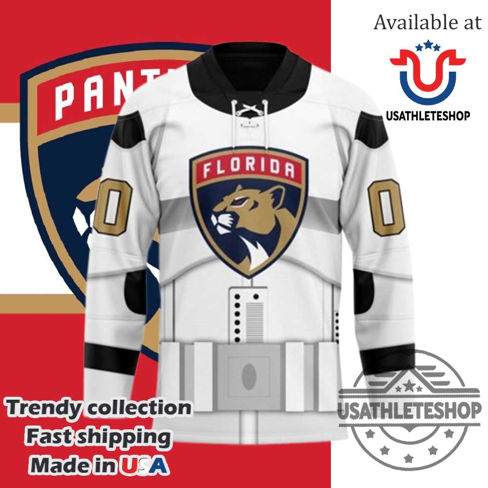 Nhl Florida Panthers Personalized Star Wars Stormtrooper Hockey Jersey 6 NHL Florida Panthers Personalized Star Wars Stormtrooper Hockey Jersey