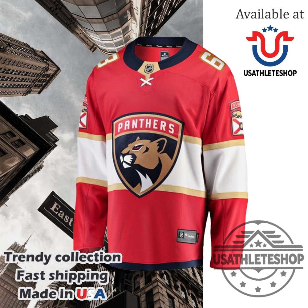 Marchand Florida Panthers Jersey Nhl Red Home Captain Jersey 6 Marchand Florida Panthers Jersey NHL Red Home Captain Jersey