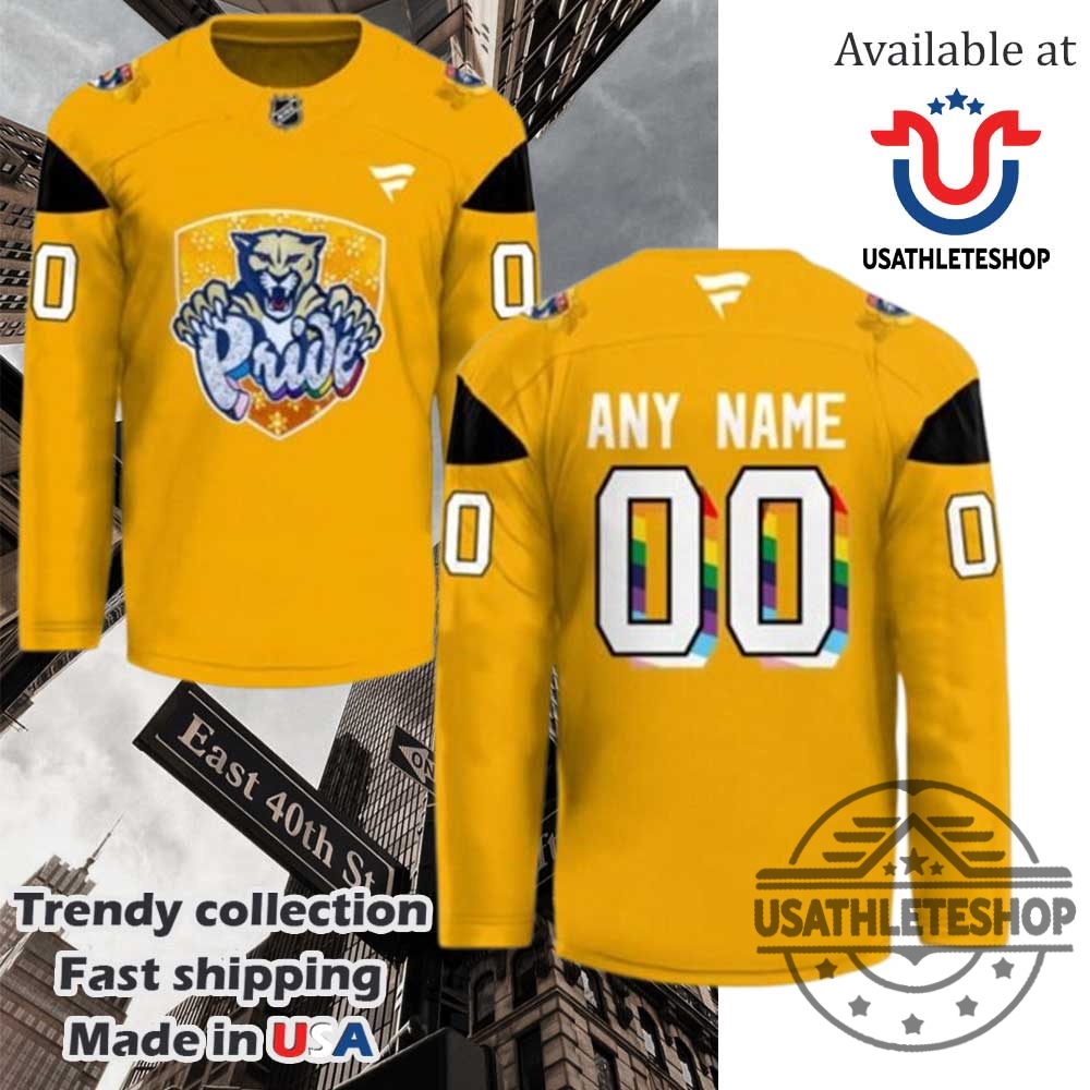 "Top 5 Must-Have Florida Panthers Jerseys for Every Die-Hard Fan" 6 Florida Panthers Pride Night 2025 Hockey Jersey