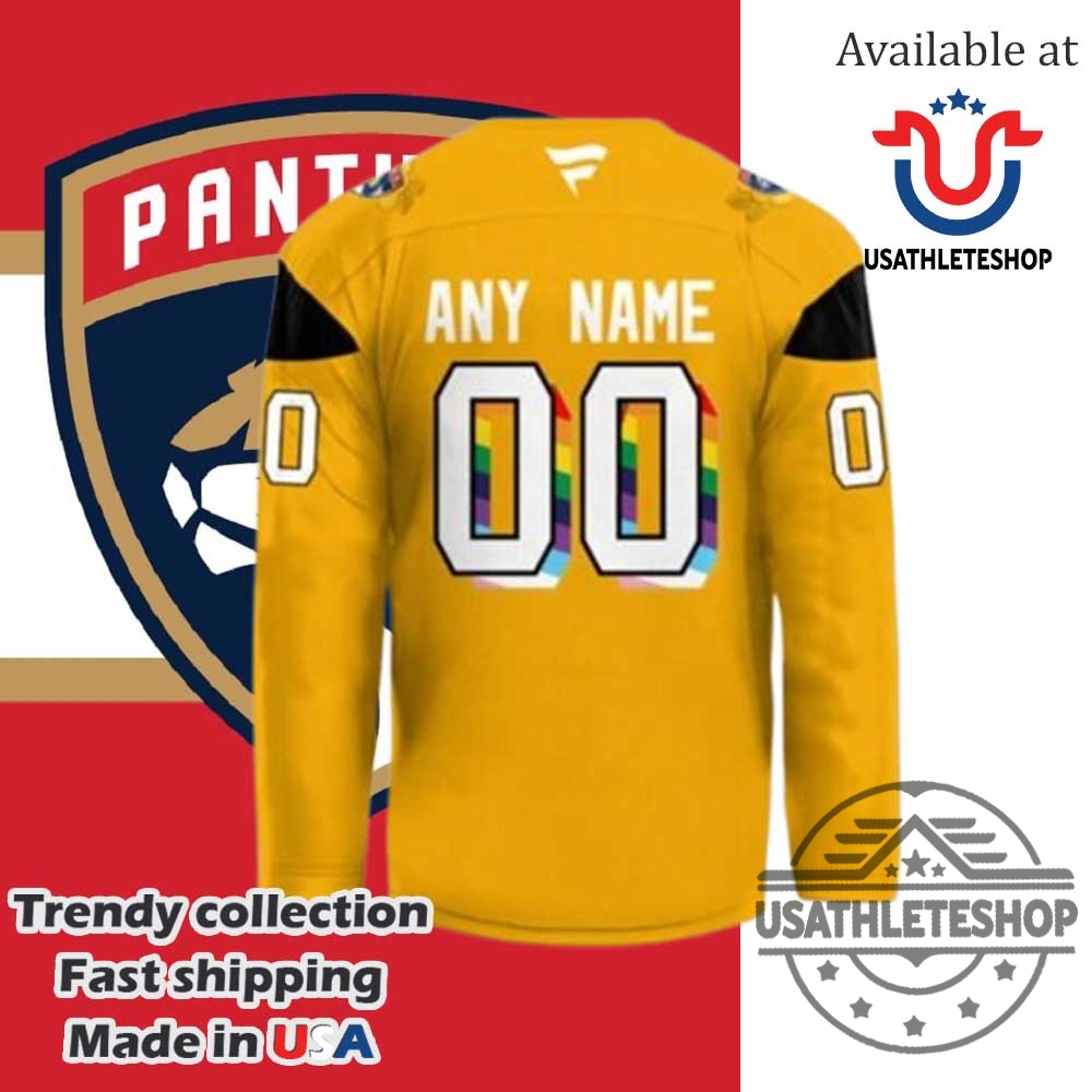 Florida Panthers Pride Night 2025 Hockey Jersey 7 Florida Panthers Pride Night 2025 Hockey Jersey