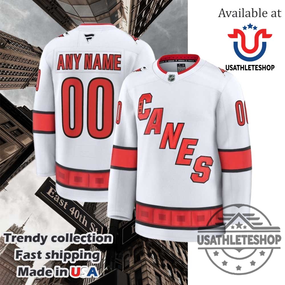 "Top 5 Must-Have Florida Panthers Jerseys for Every Die-Hard Fan" 12 Carolina Hurricanes Fanatics White Away Premium Custom Jersey