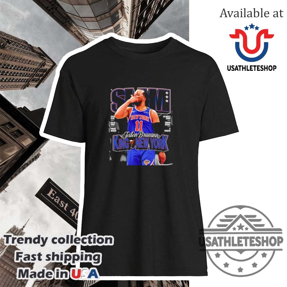 "Top 2025 Racing T-Shirts: IndyCar, NASCAR, Larson & Bell Highlights" 12 Slam Jalen Brunson King Of New York Shirt