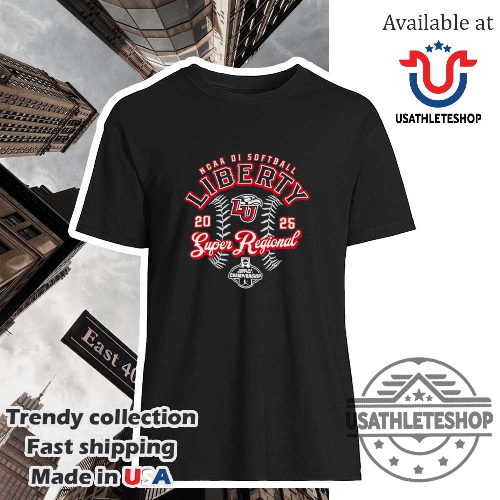 "Top 2025 Racing T-Shirts: IndyCar, NASCAR, Larson & Bell Highlights" 15 Liberty Flames 2025 Ncaa Division I Softball Super Regional Shirt