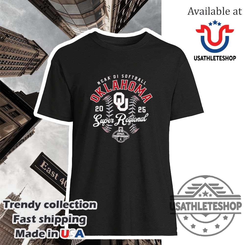 "Top 2025 Racing T-Shirts: IndyCar, NASCAR, Larson & Bell Highlights" 16 Oklahoma Sooners 2025 Ncaa Division I Softball Super Regional Shirt