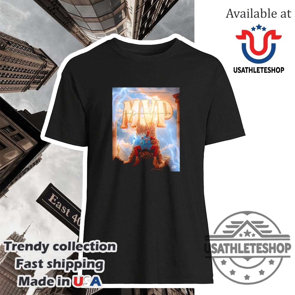 "Top 2025 Racing T-Shirts: IndyCar, NASCAR, Larson & Bell Highlights" 17 Shai Gilgeousalexander Mvp Da Temporada Regular 202425 Shirt