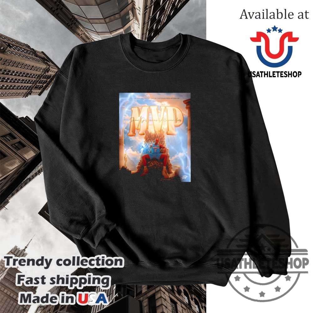 Shai Gilgeousalexander Mvp Da Temporada Regular 202425 Shirt 5 Shai Gilgeous-Alexander MVP Da Temporada Regular 2024-25 shirt