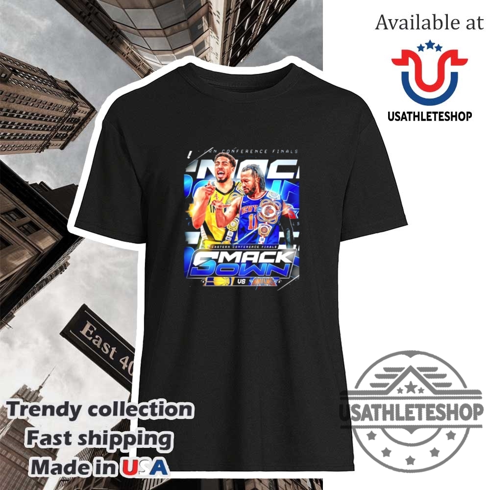 "Top 2025 Racing T-Shirts: IndyCar, NASCAR, Larson & Bell Highlights" 21 Indiana Pacers Vs New York Knicks Eastern Conference Finals Smack Down 2025 Shirt