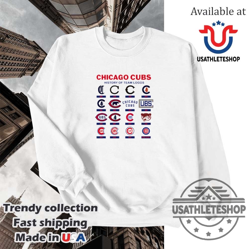 Chicago Cubs History Of Team Logos 2025 Shirt 5 Chicago Cubs History Of Team Logos 2025 shirt