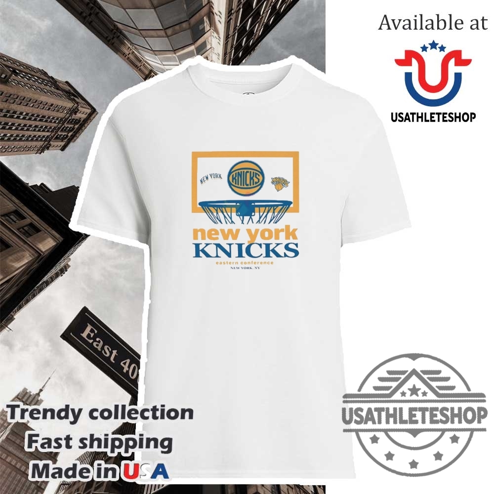"Stylish NBA and MLB Shirts: Top Picks for 2025 Sports Fans" 6 New York Knicks Eastern Conference 2025 Backboard Shirt