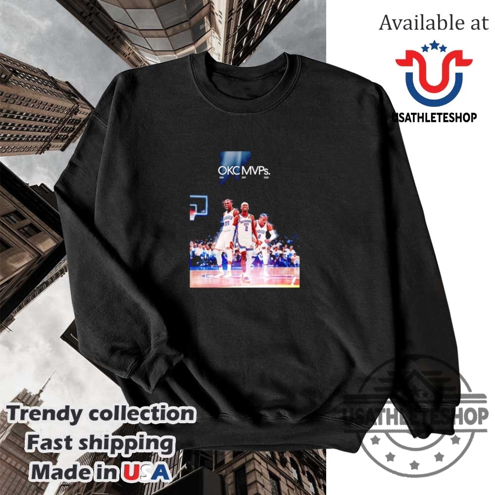 Okc Thunder Mvps 2014 2017 2025 Shirt 5 OKC Thunder MVPs 2014 2017 2025 shirt