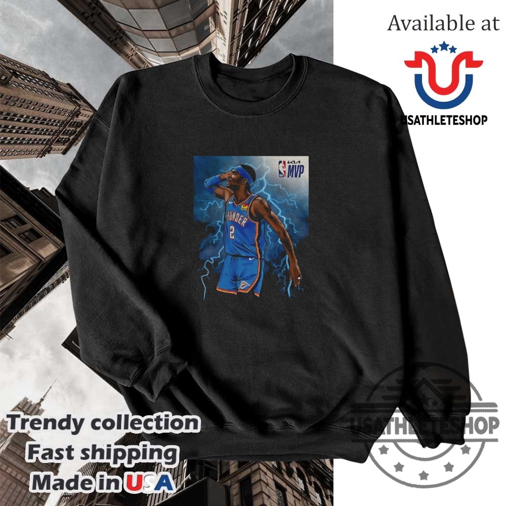 Shai Gilgeousalexander Oklahoma City Thunder 2025 Nba Basketball Cartoon Shirt 5 Shai Gilgeous-Alexander Oklahoma City Thunder 2025 NBA Basketball cartoon shirt