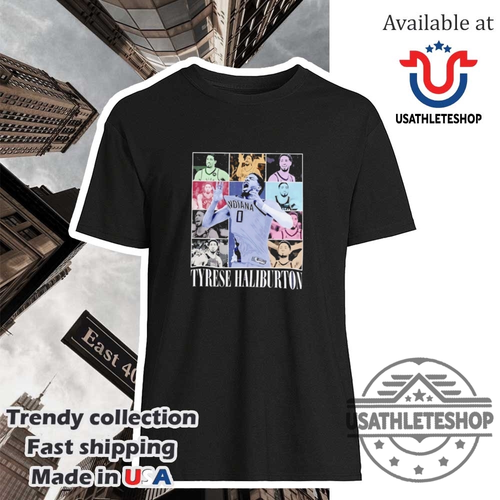 "Stylish NBA and MLB Shirts: Top Picks for 2025 Sports Fans" 25 Tyrese Haliburton Indiana Pacers Basketball Photo Shirt