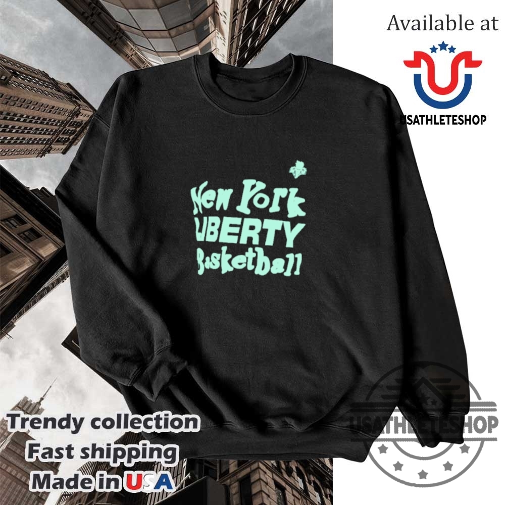 New York Liberty Basketball Wordmark Shirt 5 New York Liberty Basketball Wordmark shirt