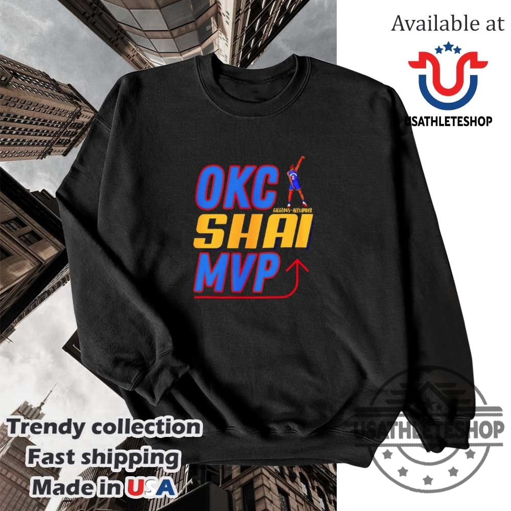 Okc Shai Mvp 2025 Oklahoma City Thunder Basketball Shirt 5 OKC Shai MVP 2025 Oklahoma City Thunder Basketball shirt