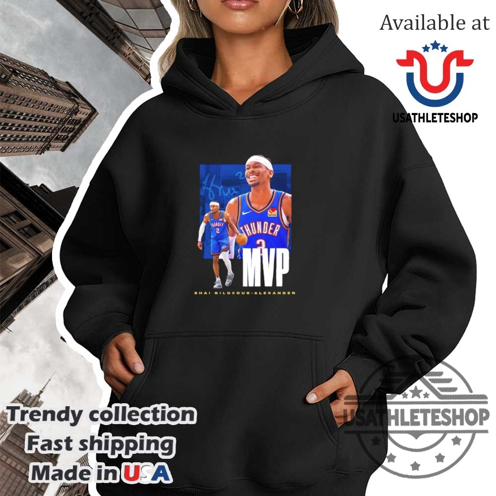 Mvp Shai Gilgeousalexander Okc Thunder Basketball 2025 Shirt 4 MVP Shai Gilgeous-Alexander OKC Thunder Basketball 2025 shirt