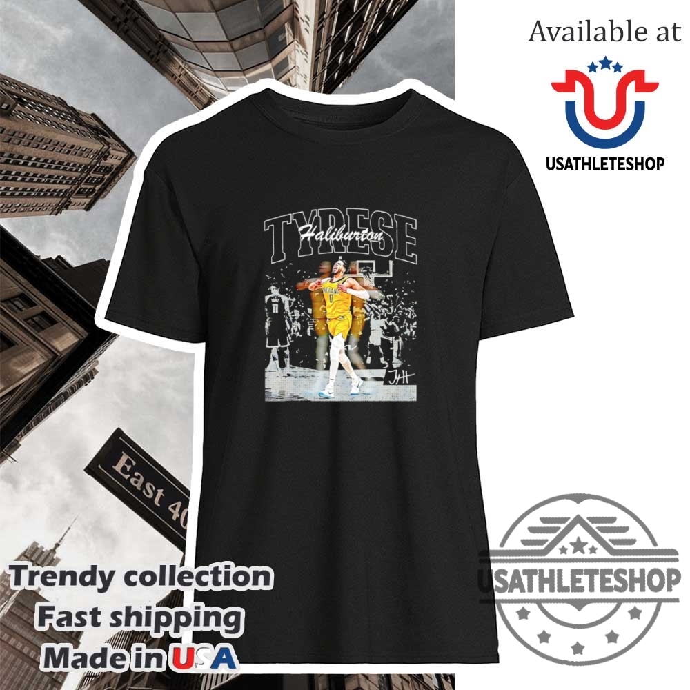 "Stylish NBA and MLB Shirts: Top Picks for 2025 Sports Fans" 38 Tyrese Haliburton Indiana Pacers Basketball Signature Vintage Shirt