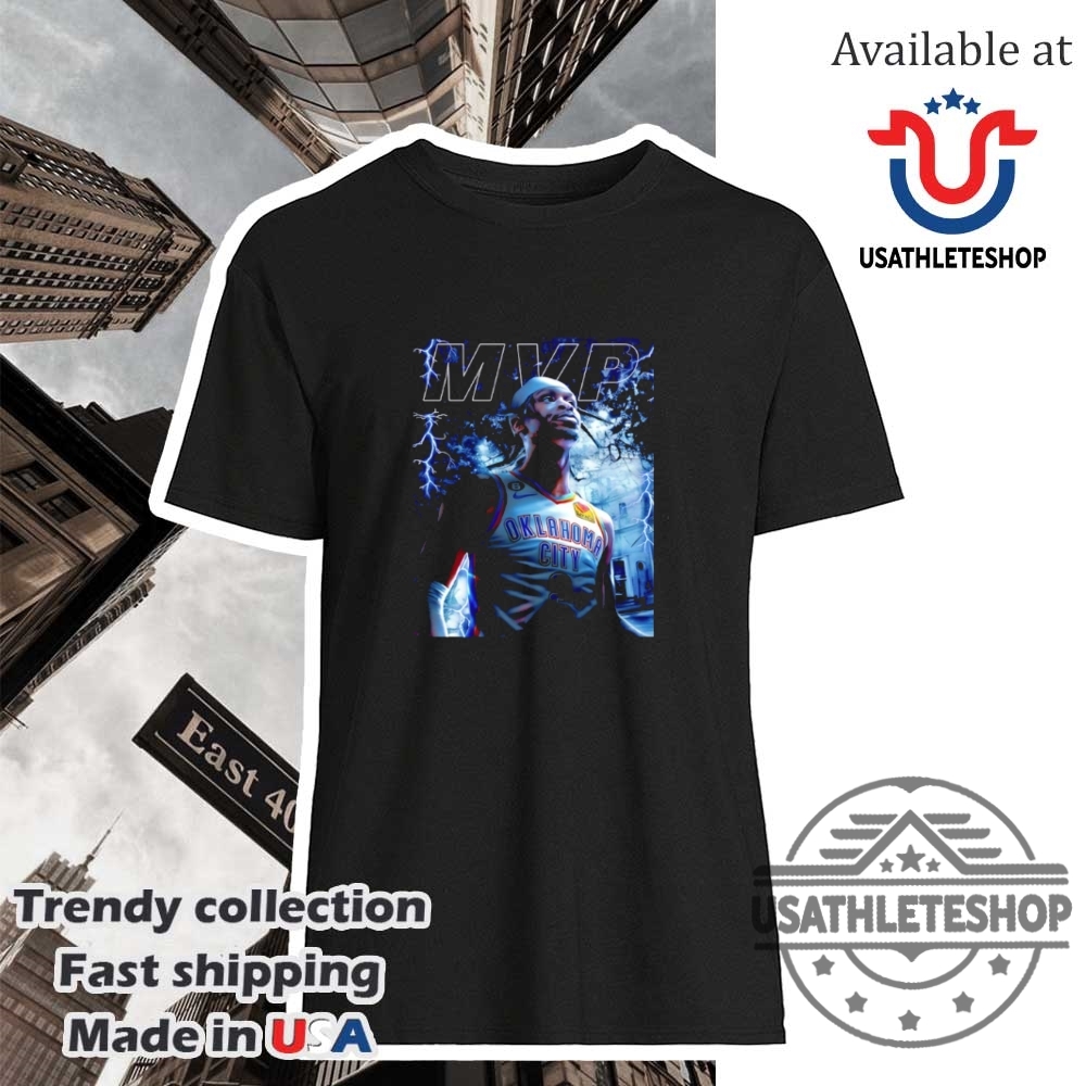 "Stylish NBA and MLB Shirts: Top Picks for 2025 Sports Fans" 40 Mvp 2025 Nba Shai Gilgeousalexander Lightning Shirt