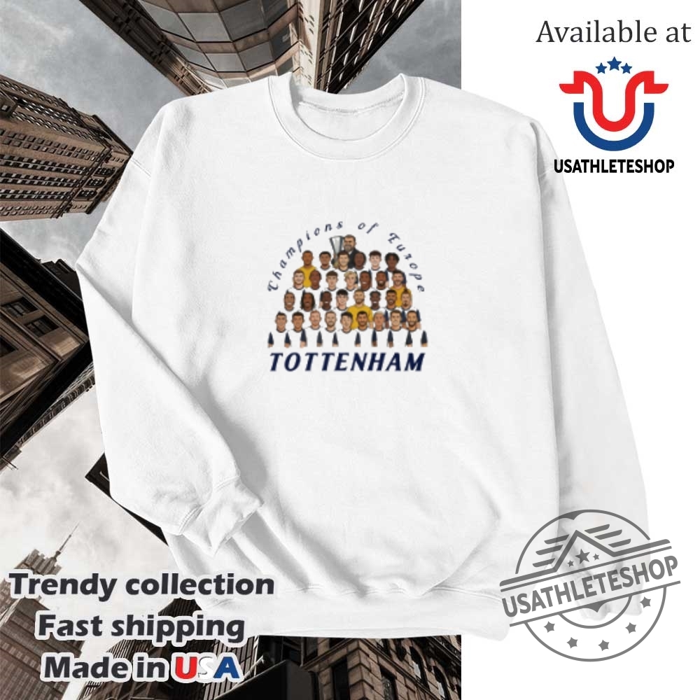 Tottenham Champions Of Europe Tshirts 5 Tottenham Champions Of Europe T-shirts