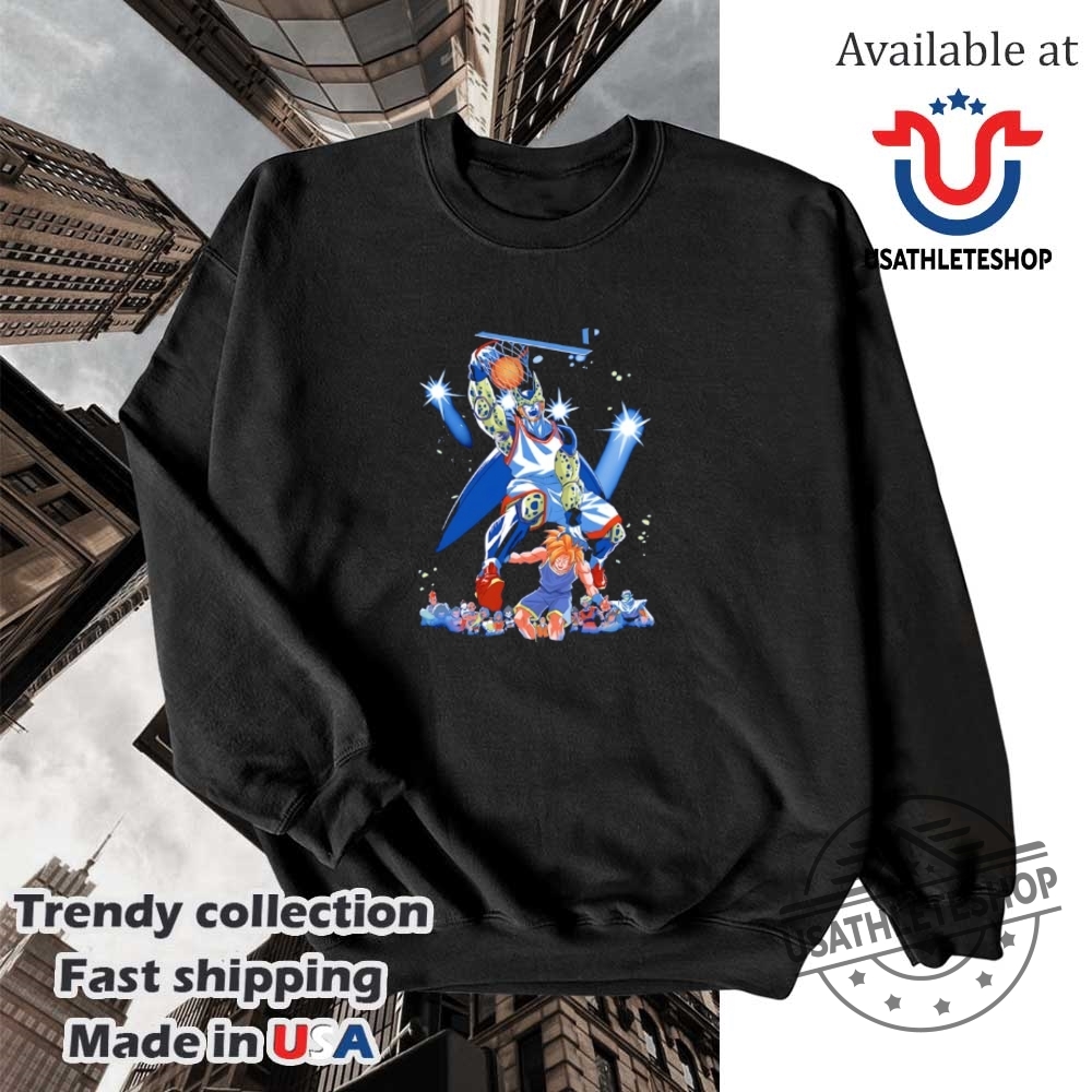Cell Dragon Balls Slam Dunk Shirt 5 Cell Dragon Balls slam dunk shirt
