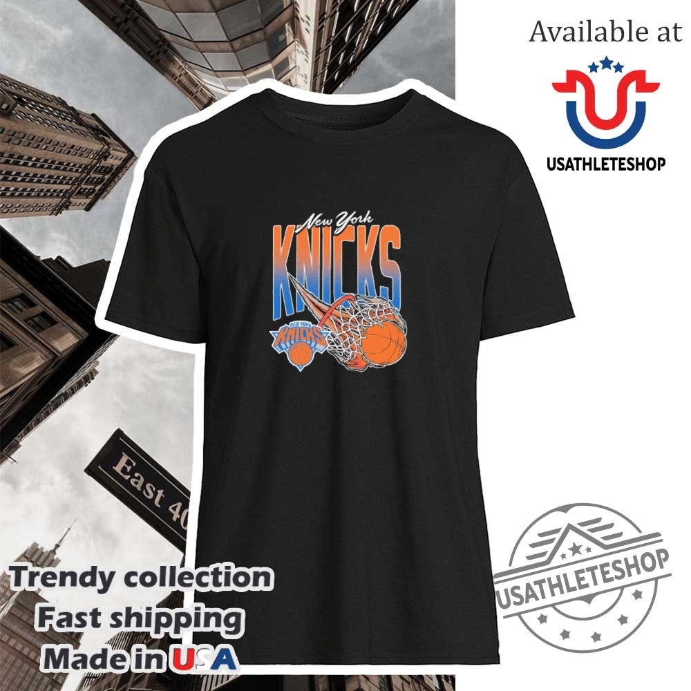 New York Knicks On Fire Triblend Shirt