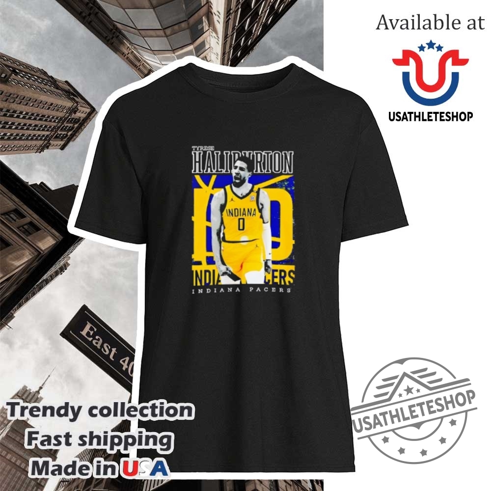 Tyrese Haliburton Indiana Pacers Vintage Retro Basketball Tee