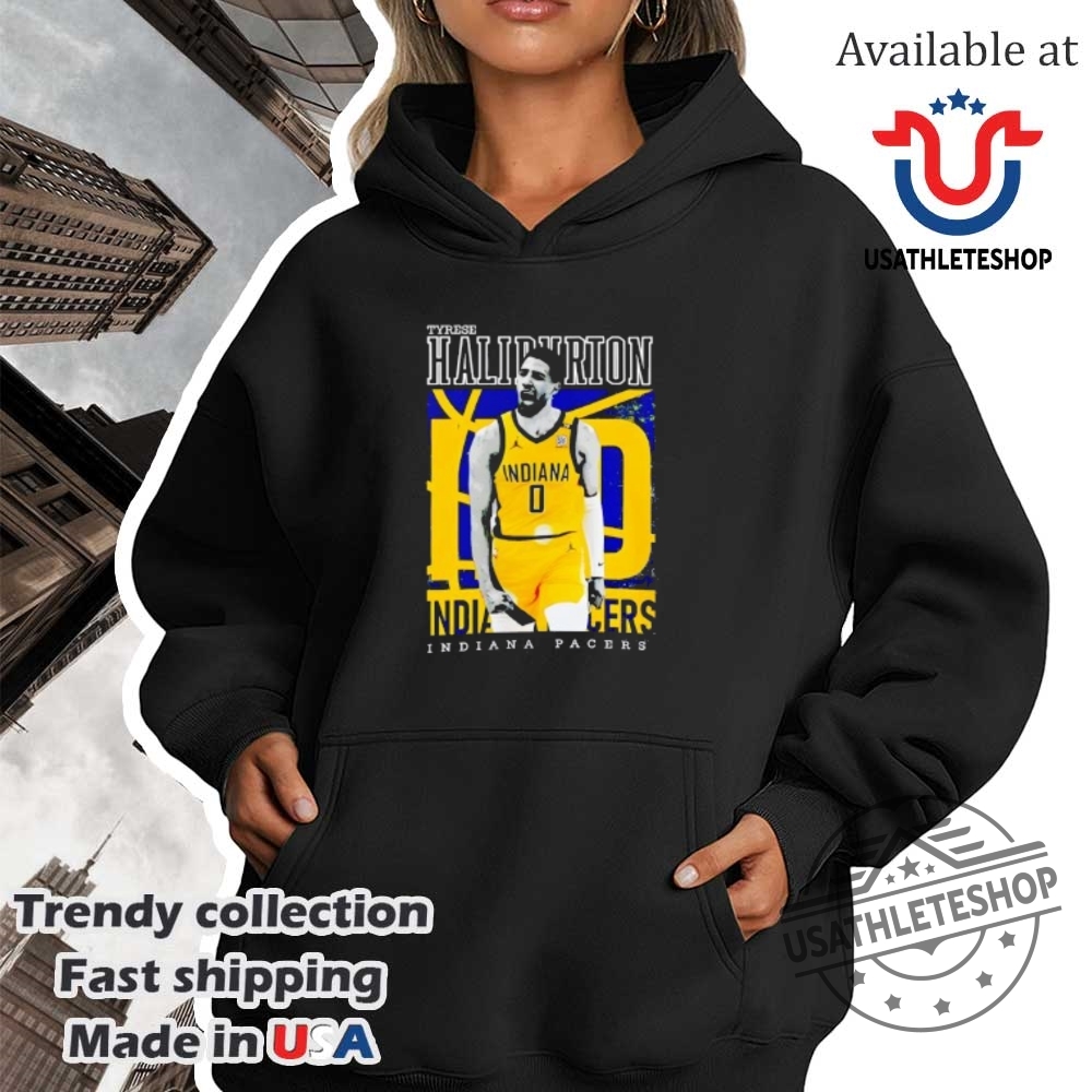 Tyrese Haliburton Indiana Pacers Vintage Retro Basketball Tee 4 Tyrese Haliburton Indiana Pacers Vintage Retro Basketball Tee