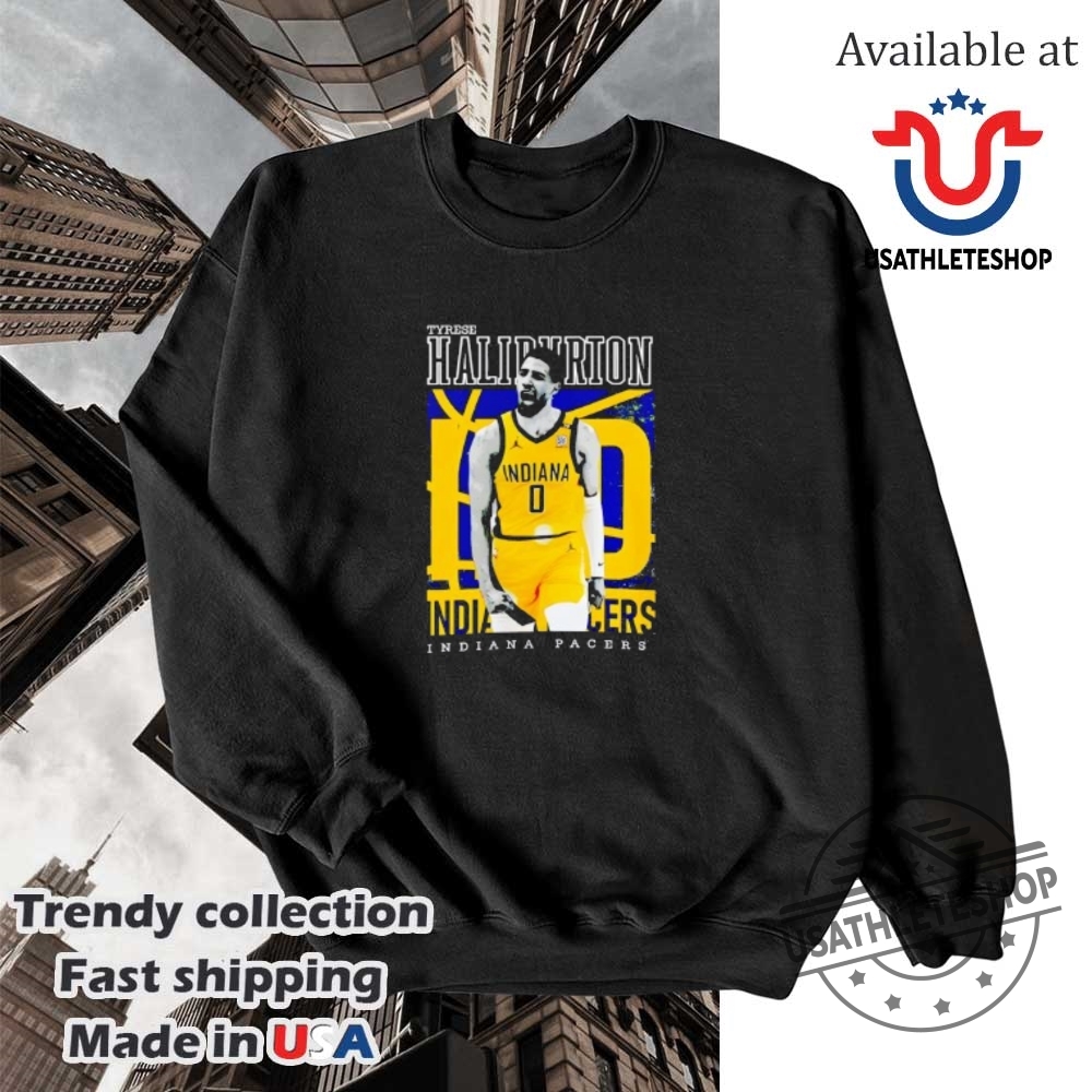 Tyrese Haliburton Indiana Pacers Vintage Retro Basketball Tee 5 Tyrese Haliburton Indiana Pacers Vintage Retro Basketball Tee