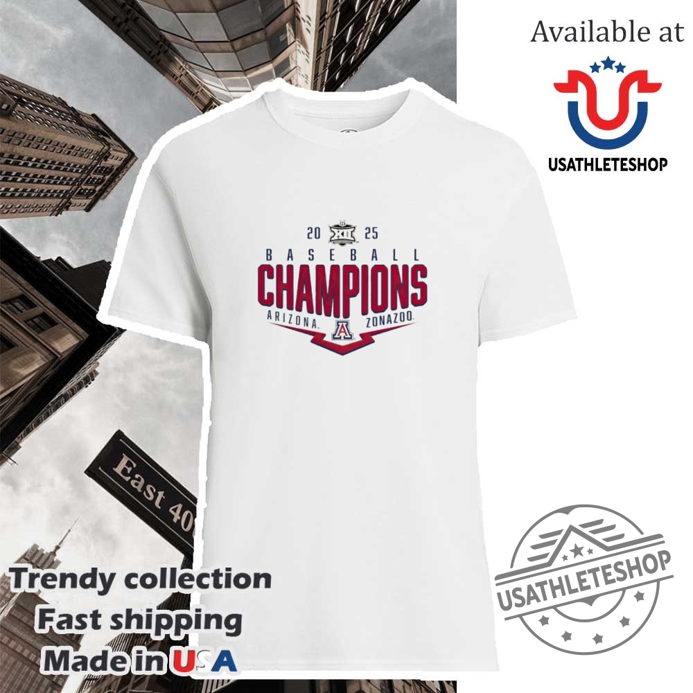 "Vintage Basketball and Baseball Tees: Retro, Parody, and Legends Collectibles" 16 Arizona Wildcats 2025 Big 12 Baseball Champions Tshirt