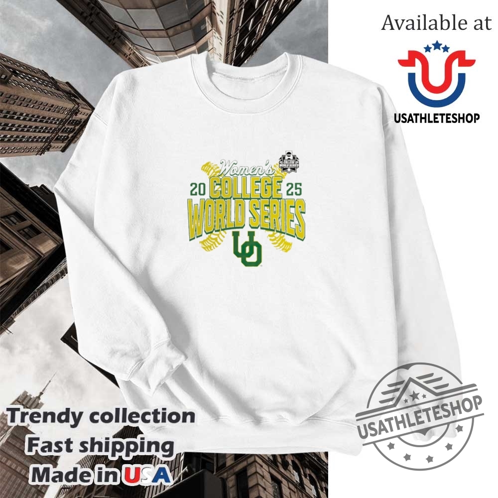 Oregon Ducks 2025 Ncaa Softball World Series Cutoff Style Shirt 5 Oregon Ducks 2025 NCAA Softball World Series Cut-Off Style Shirt