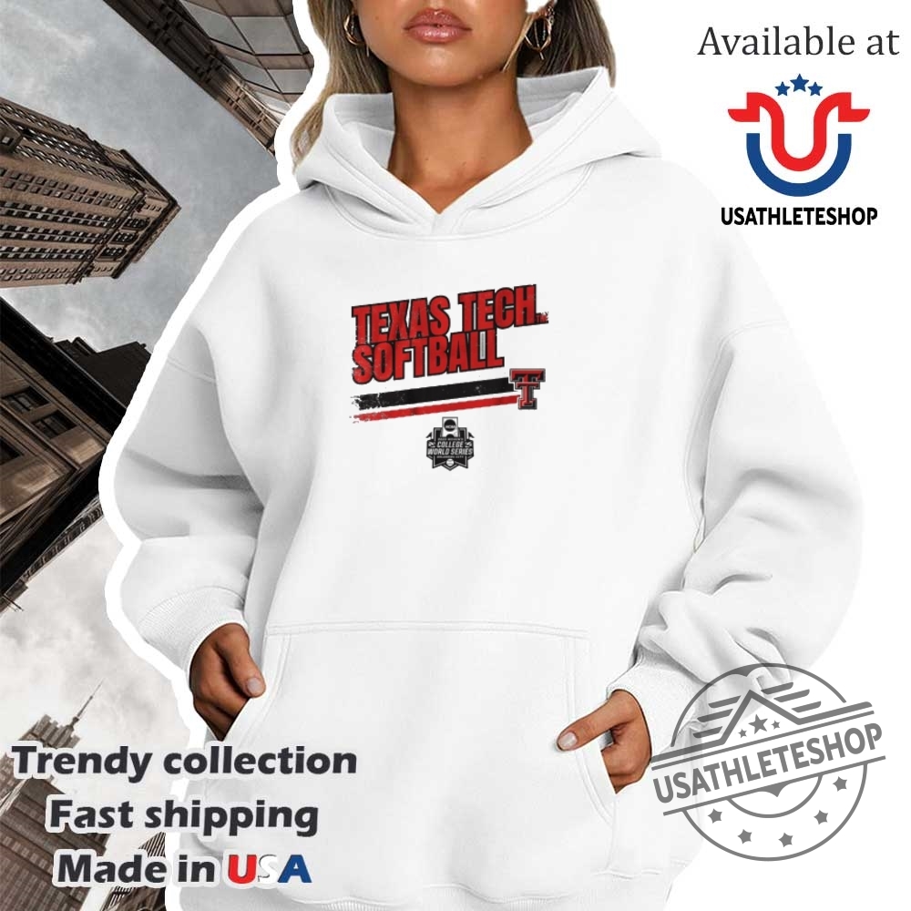 Texas Tech Softball Wcws Striped Shirt 2025 College Series Fan Tee 4 Texas Tech Softball WCWS Striped Shirt – 2025 College Series Fan Tee