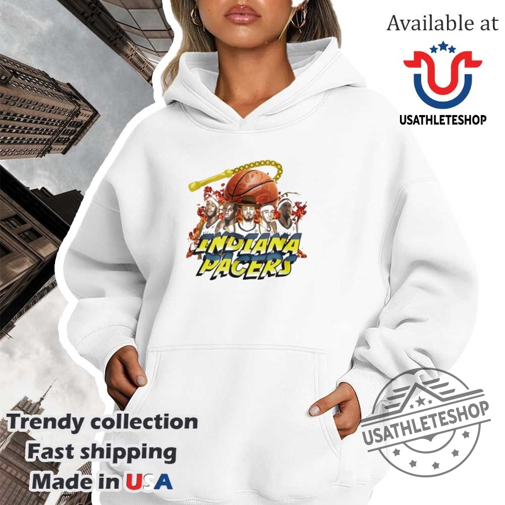 Indiana Pacers Comicstyle Retro Basketball Team Shirt 4 Indiana Pacers Comic-Style Retro Basketball Team Shirt