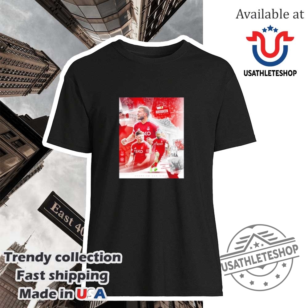 "Vintage Basketball and Baseball Tees: Retro, Parody, and Legends Collectibles" 23 Aberdeen Fc Scottish Cup Final 2025 Matchday Player Shirt