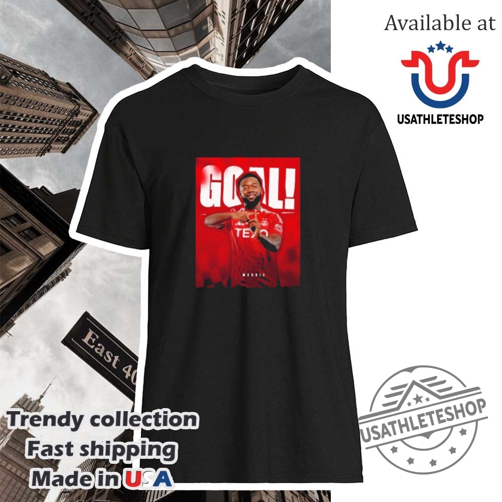 "Vintage Basketball and Baseball Tees: Retro, Parody, and Legends Collectibles" 31 Shayden Morris Scores Shady Mo Aberdeen Fc Goal Celebration Shirt