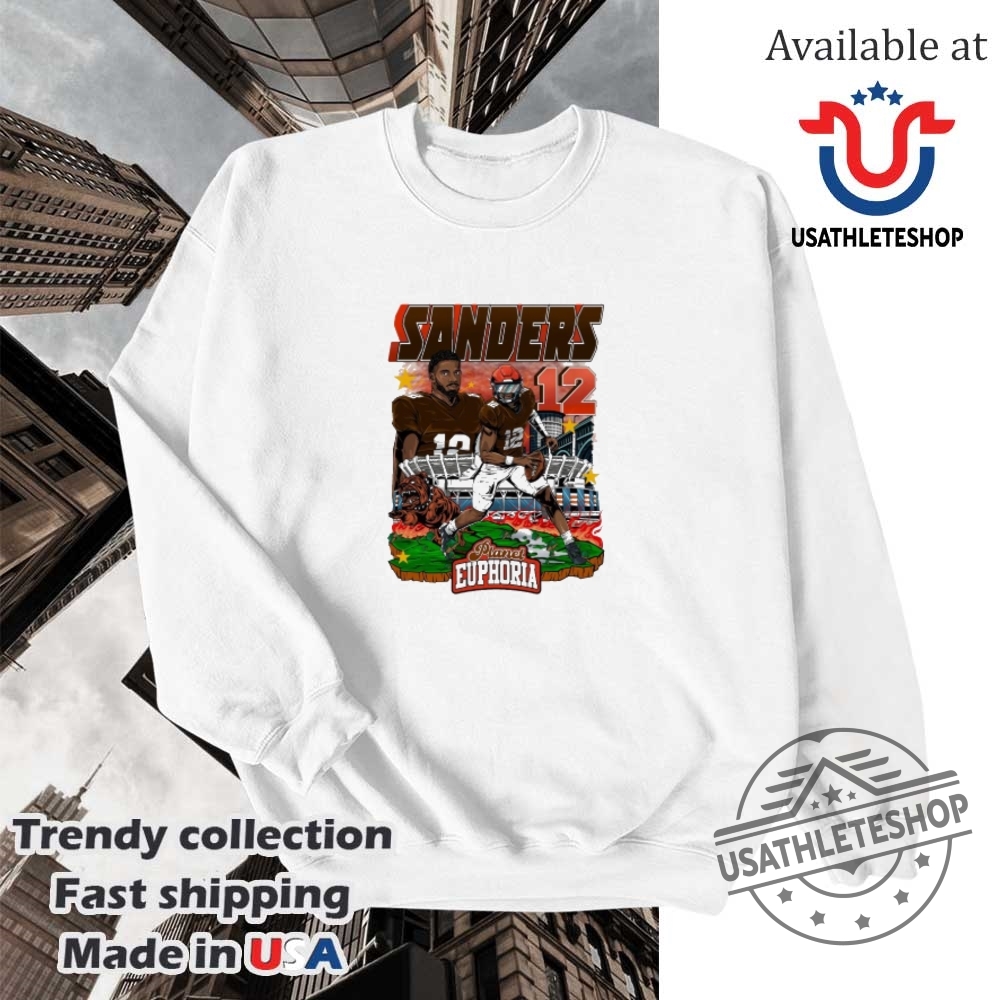 Shedeur Sanders 12 Cleveland Browns 2025 Fan Football Shirt 5 Shedeur Sanders #12 Cleveland Browns 2025 Fan Football Shirt