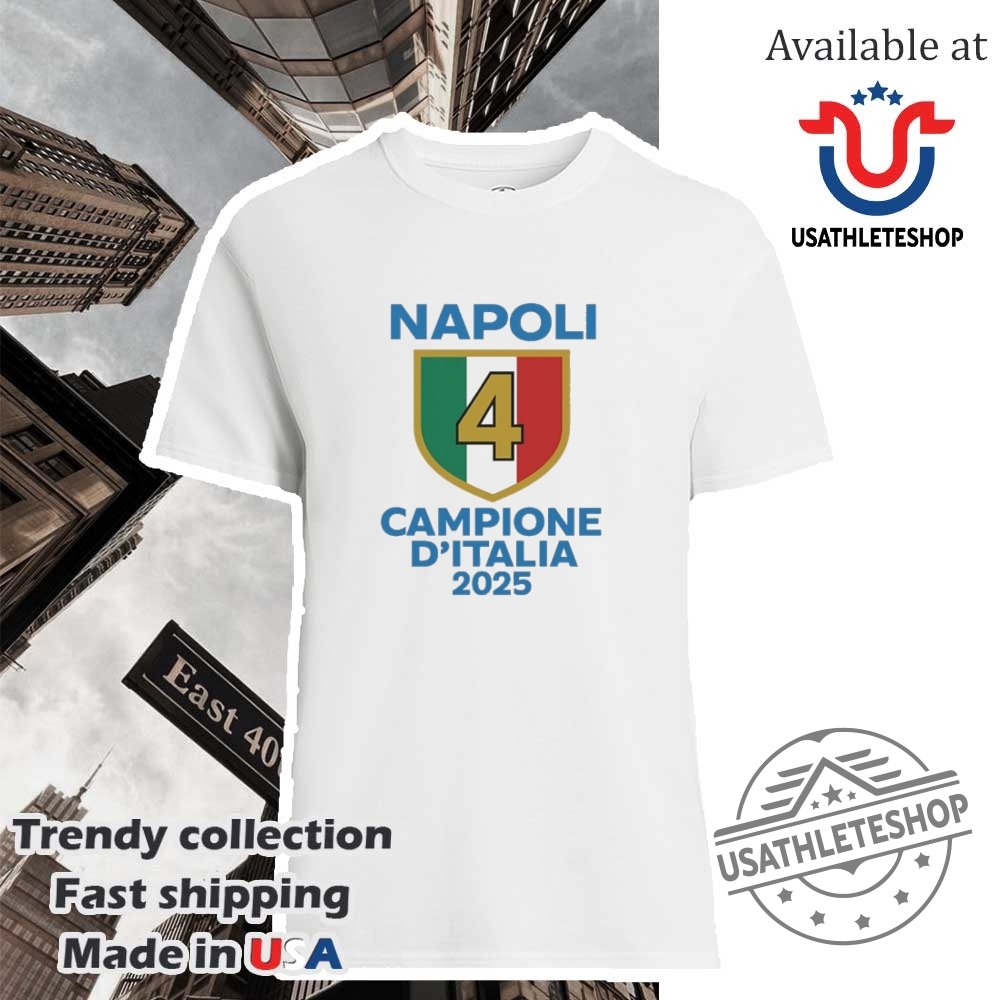"Vintage Basketball and Baseball Tees: Retro, Parody, and Legends Collectibles" 36 Napoli Campione Ditalia 2025 Celebration Shirt Italian Champions Fan Tee