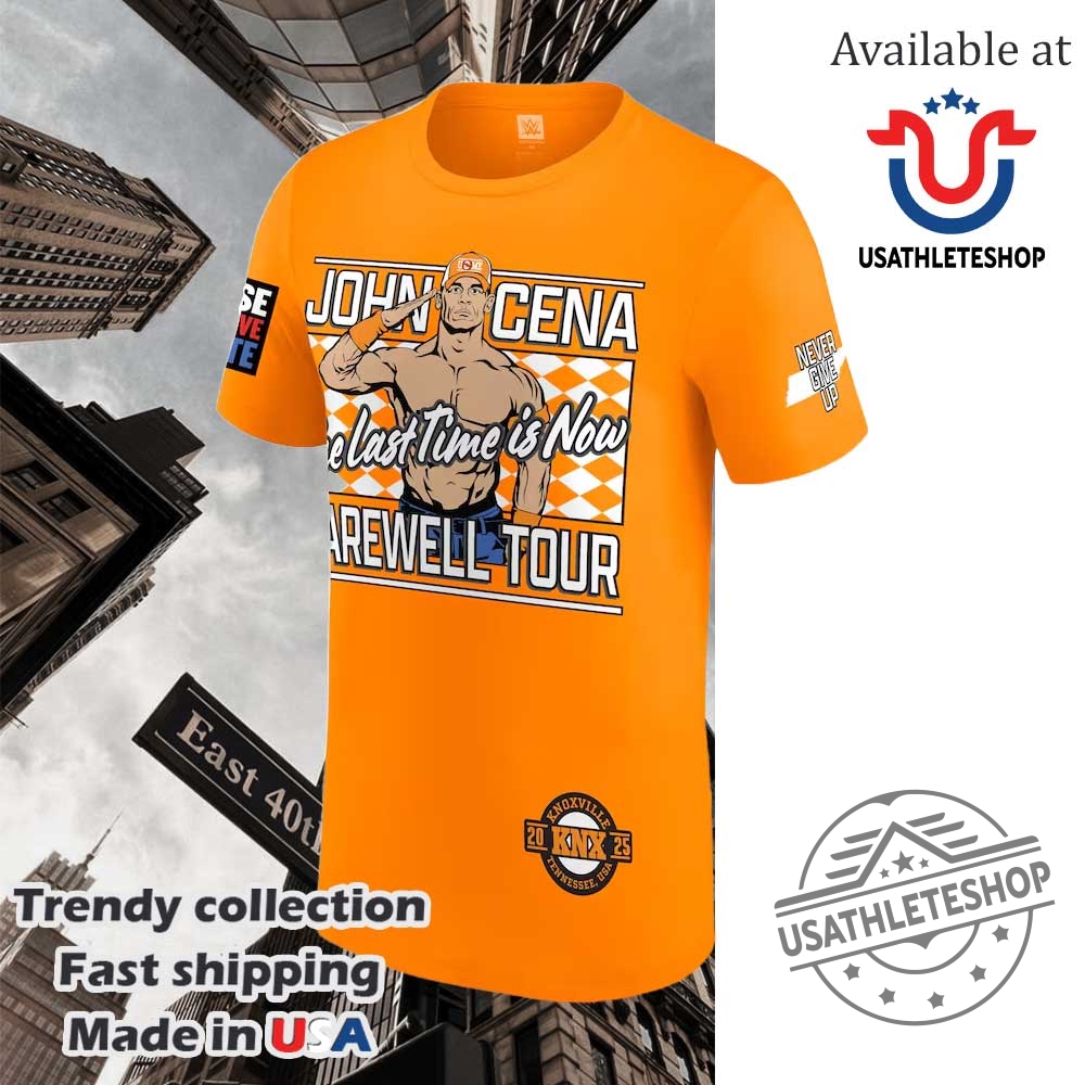 Wwe John Cena Farewell 2025 Knoxville Tshirt 4 WWE John Cena Farewell 2025 Knoxville T-Shirt