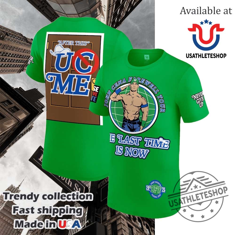 "Shop Vintage and Farewell Tour Shirts: Indy 500 & WWE Highlights" 7 John Cena Farewell 2025 Dallas Tshirt Mens