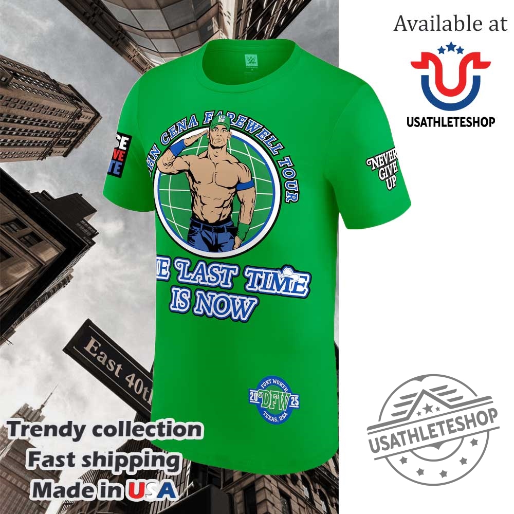 John Cena Farewell 2025 Dallas Tshirt Mens 4 John Cena Farewell 2025 Dallas T-Shirt - Mens