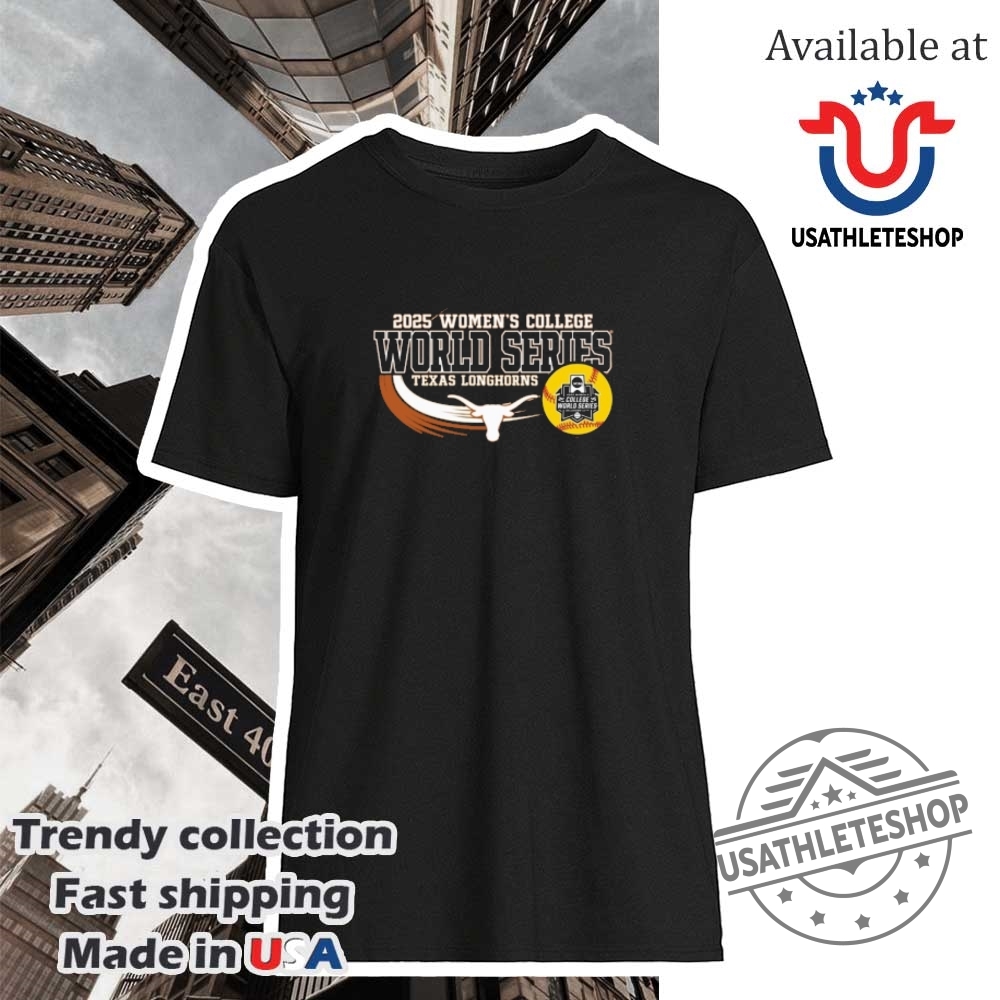 "Shop Vintage and Farewell Tour Shirts: Indy 500 & WWE Highlights" 9 Texas Longhorns Womens Softball 2025 Cws Bound Shirt