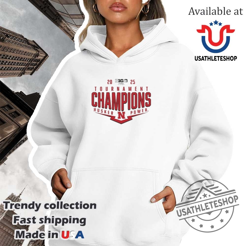 Nebraska Huskers 2025 Big Ten Baseball Conference Tournament Champions Playoff Pitch Shirt 4 Nebraska Huskers 2025 Big Ten Baseball Conference Tournament Champions Playoff Pitch Shirt