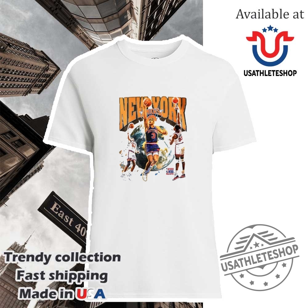 "Shop Vintage and Farewell Tour Shirts: Indy 500 & WWE Highlights" 21 New York Knicks Nba Basketball 1993 Playoffs X Earth Shirt