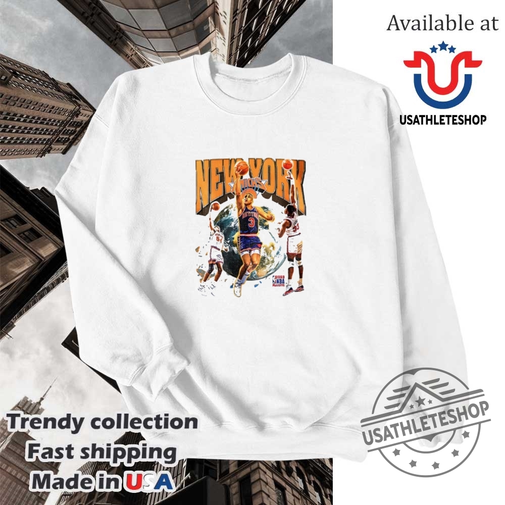 New York Knicks Nba Basketball 1993 Playoffs X Earth Shirt 5 New York Knicks NBA Basketball 1993 Playoffs x Earth shirt