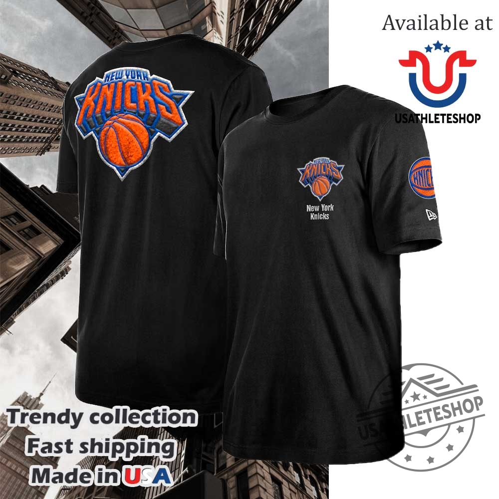 New York Knicks New Era Black 202223 City Edition Elite Pack Shirt