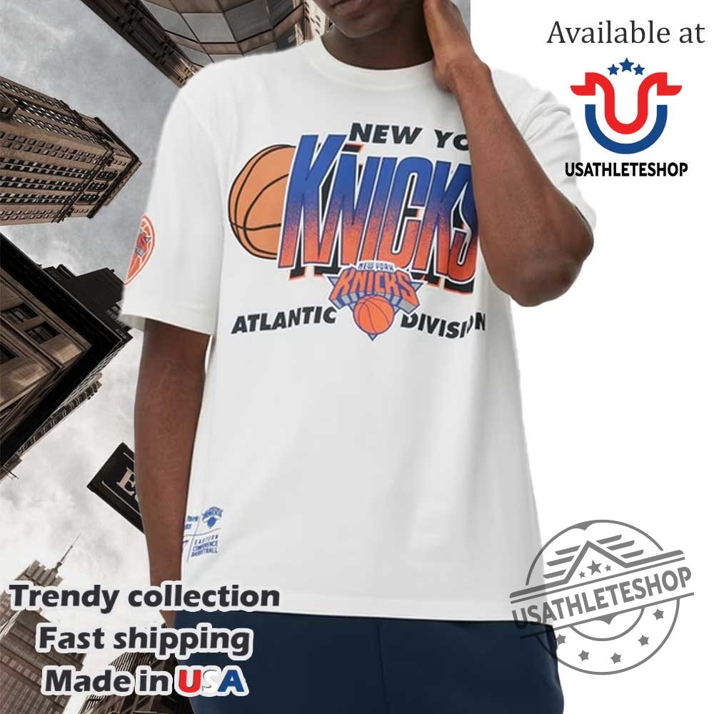 New York Knicks Atlantic Division Tshirt Official Nba Graphic Tee 4 New York Knicks Atlantic Division T-Shirt – Official NBA Graphic Tee