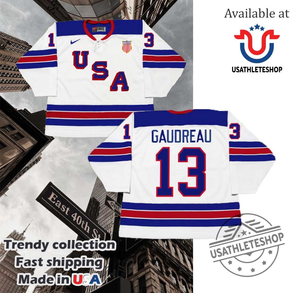 Johnny Gaudreau 2024 Nike Usa Throwback Hockey Jersey