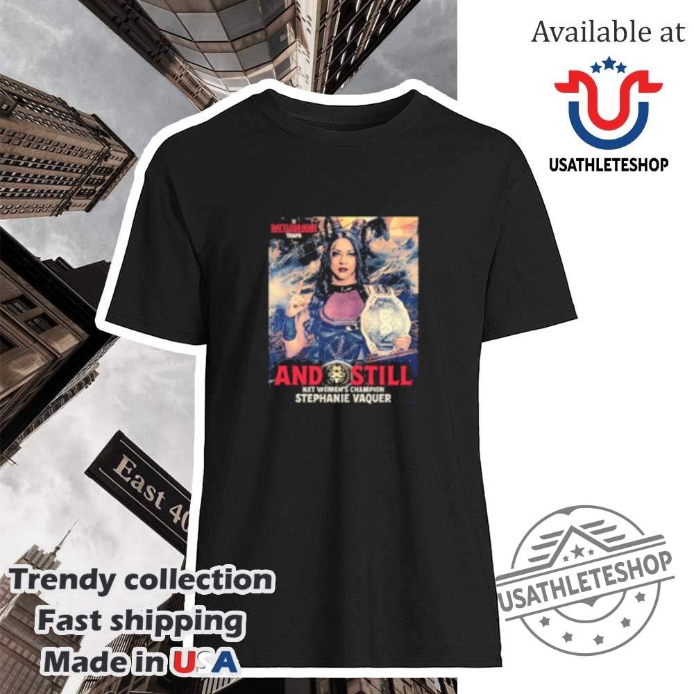 "Top 5 Must-Have Sports Jerseys and Shirts for 2024" 4 Wwe Nxt Battleground Tampa Nxt Womens Champion Stephanie Vaquer Shirt