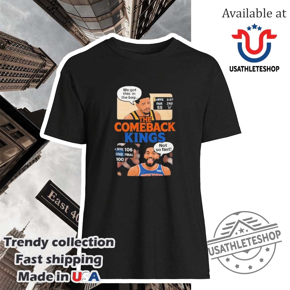 "Top 5 Must-Have Sports Jerseys and Shirts for 2024" 5 The Comeback Kings Pacers And Karlanthony Comics Shirt