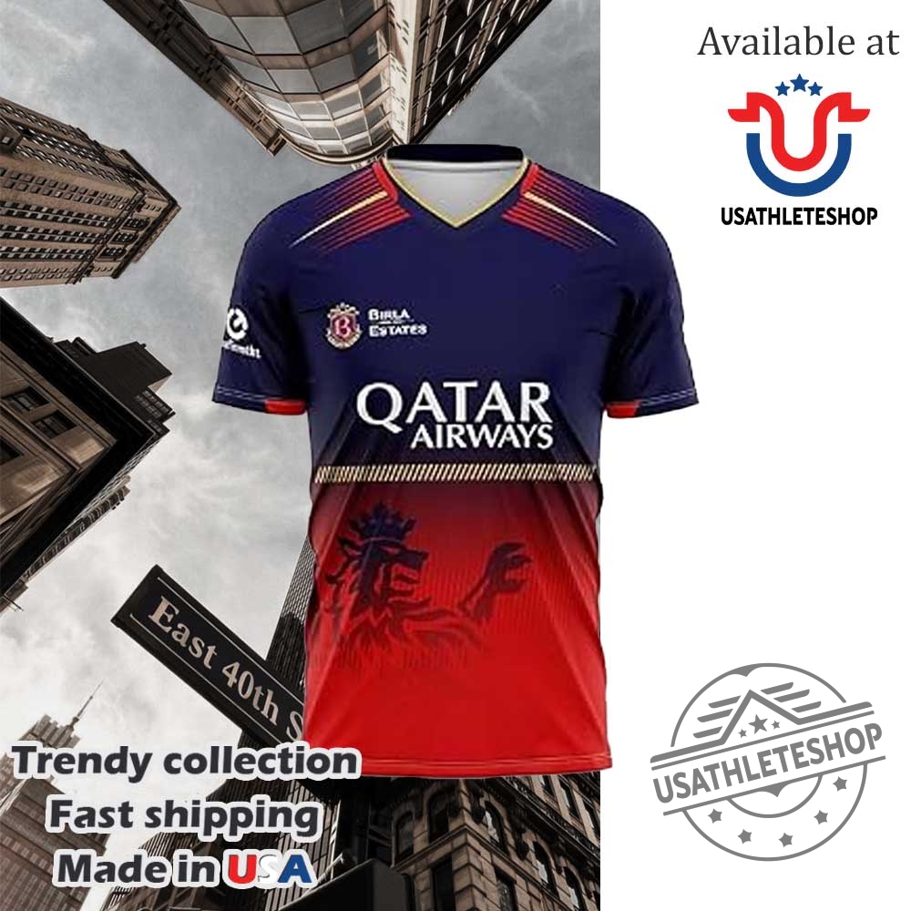 Virat Kohli 18 Rcb Jersey Royal Challengers Bangalore Cricket Shirt 2024 Edition 4 Virat Kohli #18 RCB Jersey – Royal Challengers Bangalore Cricket Shirt 2024 Edition