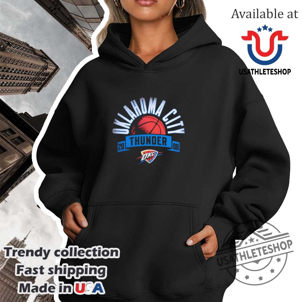 Oklahoma City Thunder Basketball 2008 Vintage Shirt 4 Oklahoma City Thunder Basketball 2008 vintage shirt